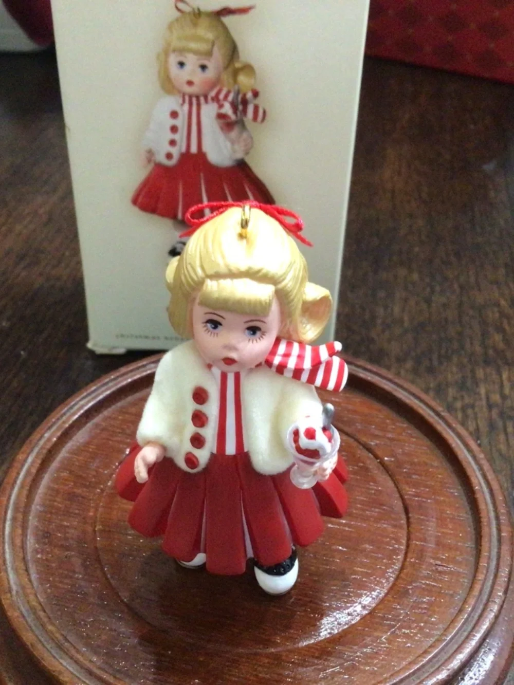 Vintage 2006 Hallmark Keepsake, Cherry Parfait  Madame Alexander. Brand new
